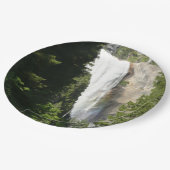 ヨセミテ国立公園のヴェルナル滝II ペーパープレート (アングル)