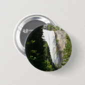 ヨセミテ国立公園のヴェルナル滝II 缶バッジ (正面&裏面)