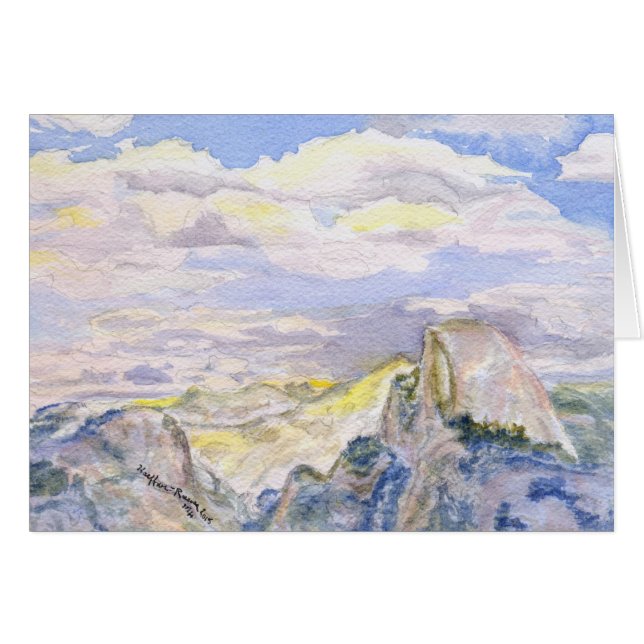 ヨセミテ国立公園の冬の氷河ポイント (正面横)