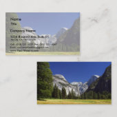 ヨセミテ国立公園の半分のドーム 名刺 (正面/裏面)