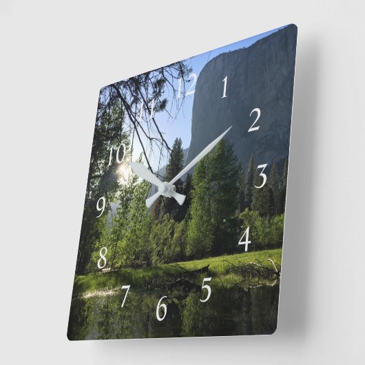 ヨセミテ国立公園の壁時計 スクエア壁時計 (傾斜)