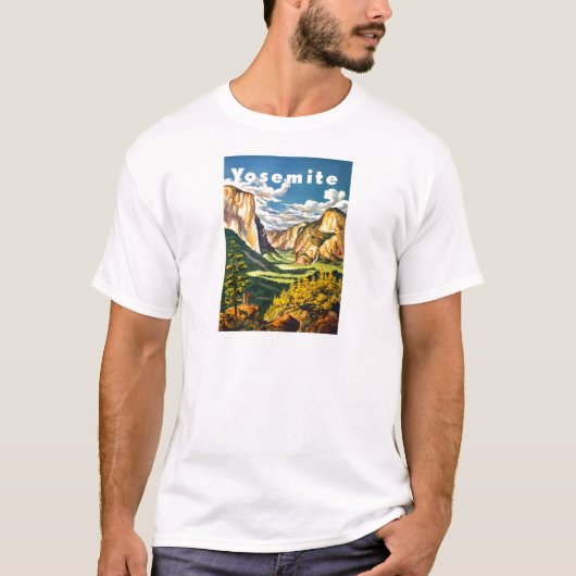 ヨセミテ国立公園の旅の芸術 Tシャツ (正面)