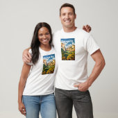 ヨセミテ国立公園の旅の芸術 Tシャツ (ユニセックス)