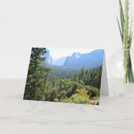 ヨセミテ国立公園の景観写真。 カード