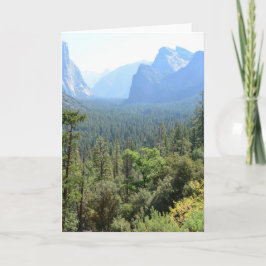 ヨセミテ国立公園の景観写真。 カード