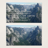 ヨセミテ国立公園の氷河からの眺め (正面&裏面)