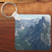 ヨセミテ国立公園の氷河からの眺め キーホルダー (正面)