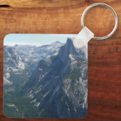 ヨセミテ国立公園の氷河からの眺め キーホルダー (裏面)