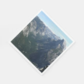 ヨセミテ国立公園の氷河からの眺め スタンダードランチョンナプキン (角)