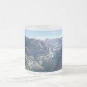 ヨセミテ国立公園の氷河からの眺め フロストグラスマグカップ (中央)