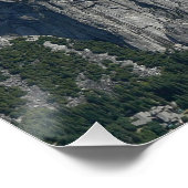 ヨセミテ国立公園の氷河からの眺め ポスター (コーナー)