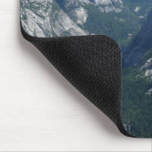 ヨセミテ国立公園の氷河からの眺め マウスパッド (コーナー)