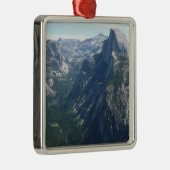 ヨセミテ国立公園の氷河ポイントからの眺め メタルオーナメント (右)