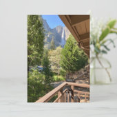 ヨセミテ国立公園の滝 – デッキから 招待状 (スタンド正面)