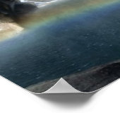 ヨセミテ国立公園の滝 ポスター (角)