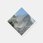 ヨセミテ国立公園の片側からハーフドーム スタンダードカクテルナプキン (角)