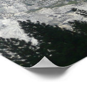 ヨセミテ国立公園の片側からハーフドーム ポスター (角)