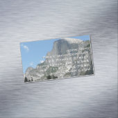 ヨセミテ国立公園の片側からハーフドーム マグネット名刺 (インサイチュ)