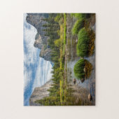 ヨセミテ国立公園の谷の眺め ジグソーパズル (縦)