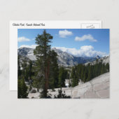 ヨセミテ国立公園のOLMSTED POINT III ポストカード (正面/裏面)