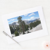 ヨセミテ国立公園のOLMSTED POINT III 長方形シール (封筒)