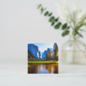 ヨセミテ国立公園は有名な国立公園である スクエア名刺 (スタンド正面)