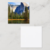 ヨセミテ国立公園は有名な国立公園である スクエア名刺 (正面/裏面)