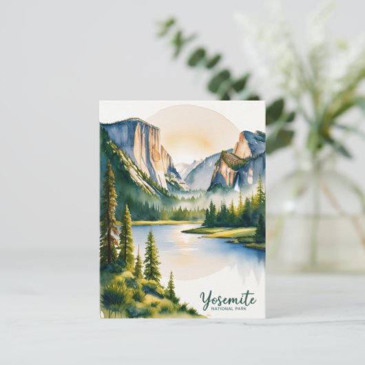 ヨセミテ国立公園を探索威厳のある: Nature's シーズンポストカード (スタンド正面)