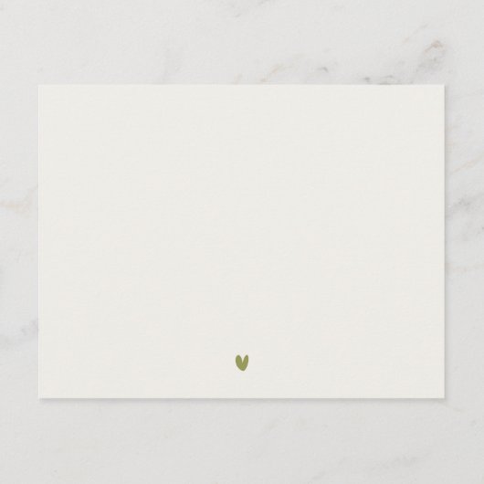 ヨセミテ国立公園ウォーター結婚カラー詳細 エンクロージャーカード (裏面)