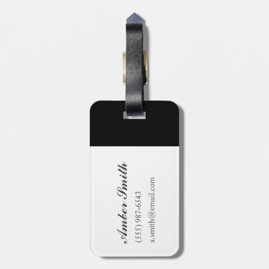 ヨセミテ国立公園エルキャピタンマウンテン ラゲッジタグ (裏面縦)