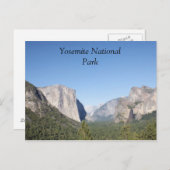 ヨセミテ国立公園エルキャピタン写真はがき ポストカード (正面/裏面)