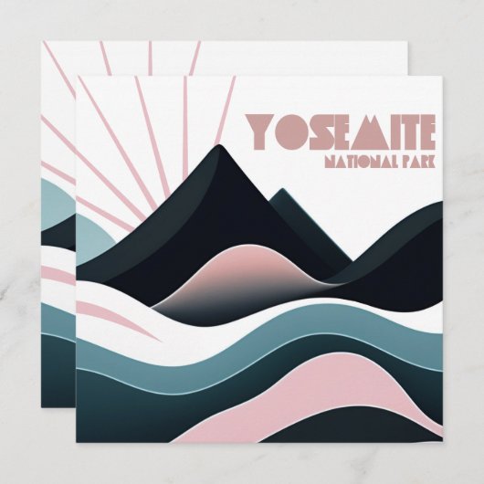 ヨセミテ国立公園カラーヒルズ (正面/裏面)