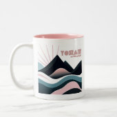 ヨセミテ国立公園カラーヒルズ ツートーンマグカップ (左)