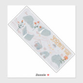 ヨセミテ国立公園カリフォルニアの図解入りの、写真付きの地図 シール (シート)