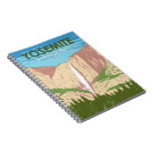 ヨセミテ国立公園カリフォルニアウォーターフォール ノートブック (右側)