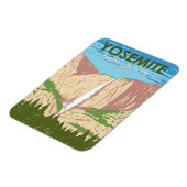 ヨセミテ国立公園カリフォルニアウォーターフォール マグネット (左側)