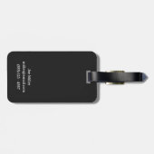 ヨセミテ国立公園カリフォルニアウォーターフォール ラゲッジタグ (裏面横)