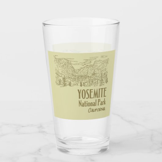 ヨセミテ国立公園カリフォルニアトンネルビュー タンブラーグラス (正面)
