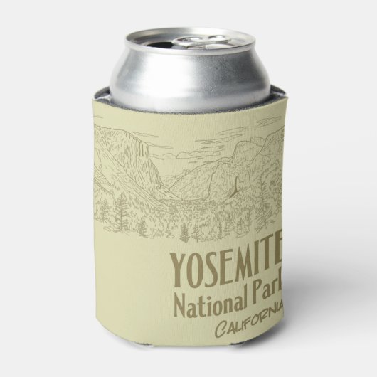 ヨセミテ国立公園カリフォルニアトンネルビュー 缶クーラー (缶正面)