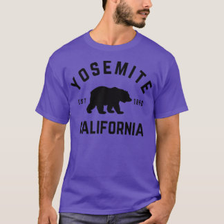 ヨセミテ国立公園カリフォルニアベアハイキングアウトッド Tシャツ
