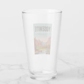 ヨセミテ国立公園カリフォルニアヴィンテージ1960年代 タンブラーグラス (裏面)