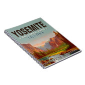 ヨセミテ国立公園カリフォルニアヴィンテージ1960年代 ノートブック (右側)