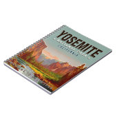 ヨセミテ国立公園カリフォルニアヴィンテージ1960年代 ノートブック (左側)