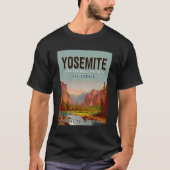 ヨセミテ国立公園カリフォルニアヴィンテージ1960年代 Tシャツ (正面)