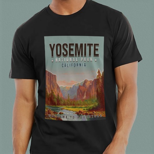 ヨセミテ国立公園カリフォルニアヴィンテージ1960年代 Tシャツ