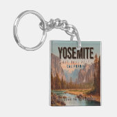 ヨセミテ国立公園カリフォルニアヴィンテージ1980年代 キーホルダー (正面左)