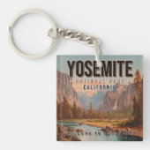 ヨセミテ国立公園カリフォルニアヴィンテージ1980年代 キーホルダー (正面)