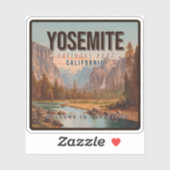 ヨセミテ国立公園カリフォルニアヴィンテージ1980年代 シール (シート)