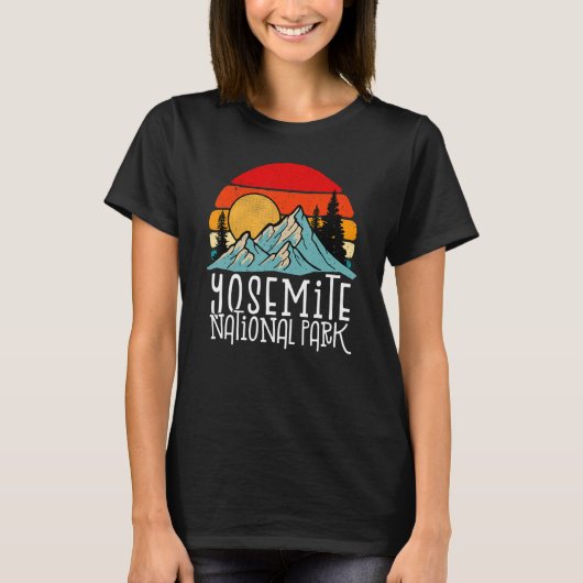 ヨセミテ国立公園カリフォルニア国立公園 Tシャツ (正面)