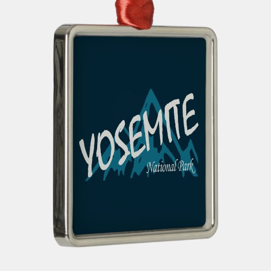 ヨセミテ国立公園カリフォルニア山脈 メタルオーナメント (右)